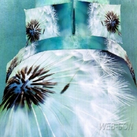 Постельное белье с одуванчиками "Oblako" сатин 3D