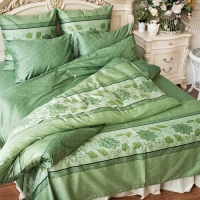 Постельное белье зеленое "Green 3" balimena