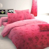 Постельное белье 50*70 "Consuello Red 3" евро сатин