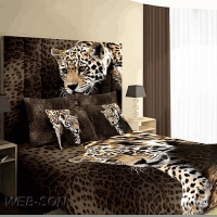 Постельное белье леопард 